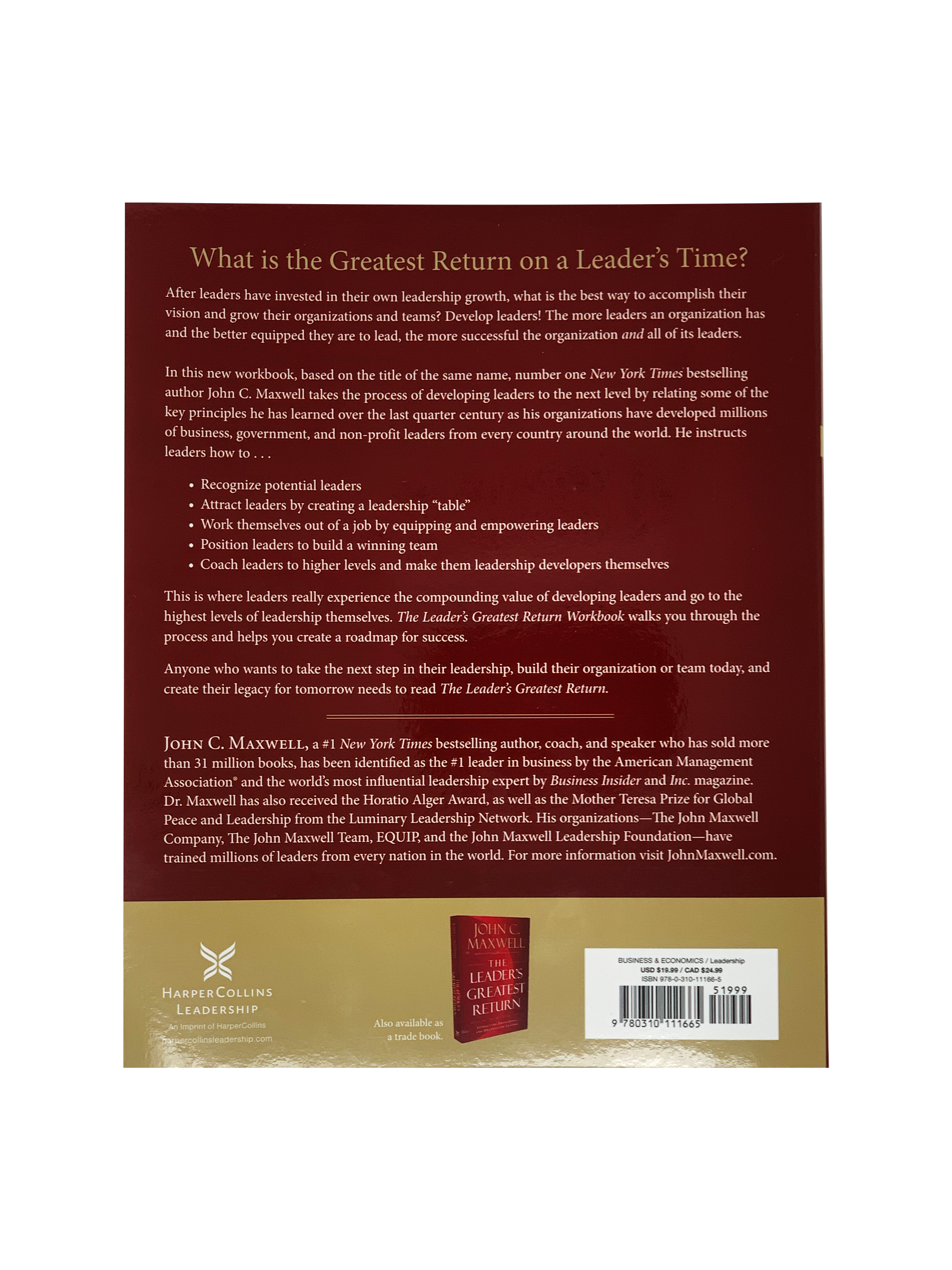 Developing the Leader Within You Workbook