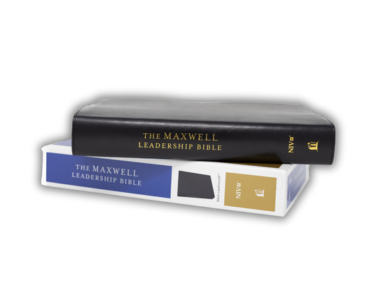 The Maxwell Leadership Bible NIV [Black Leathersoft] - Third Edition Comfort Print