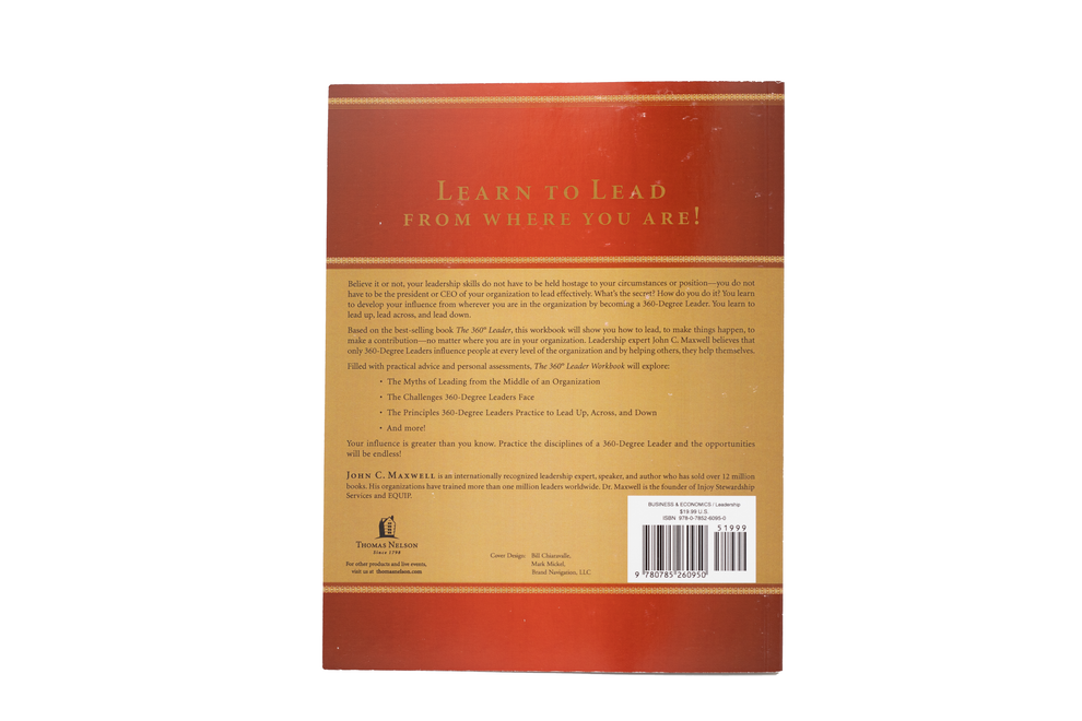 Workbook The 360 Degree Leader Maxwell Leadership
