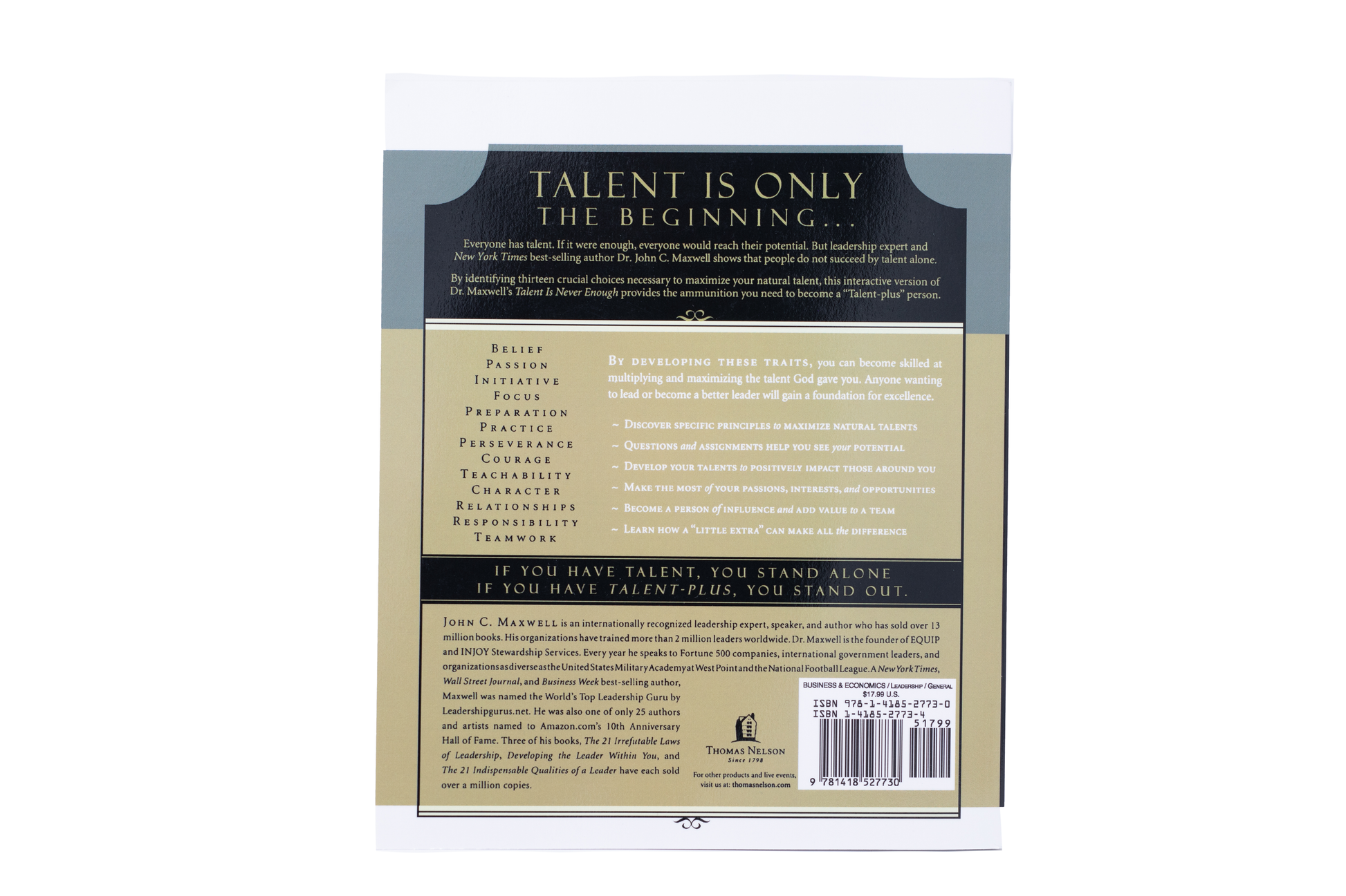 Talent is Never Enough Workbook