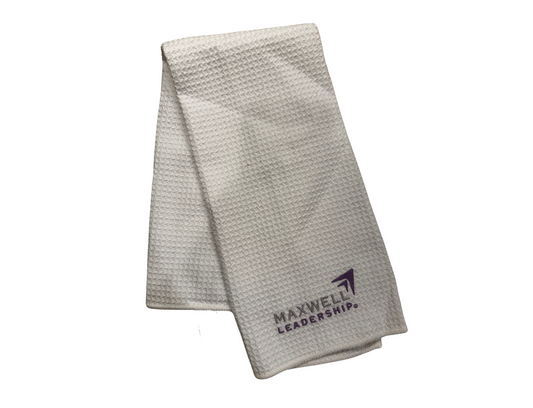 PORT AUTHORITY WHITE WAFFLE MICROFIBER GOLF TOWEL